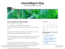 Tablet Screenshot of darrylmilligan.wordpress.com