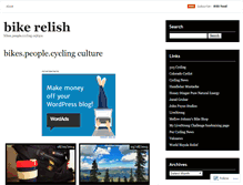 Tablet Screenshot of bikerelish.wordpress.com