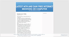 Desktop Screenshot of mtnfreeinternetbrowsing.wordpress.com