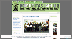 Desktop Screenshot of komunitasjaguar.wordpress.com