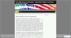 Desktop Screenshot of freemp3musicdownloadsites.wordpress.com