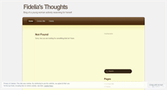 Desktop Screenshot of fidibee.wordpress.com