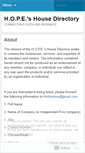 Mobile Screenshot of hhdirectory.wordpress.com