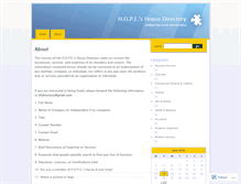 Tablet Screenshot of hhdirectory.wordpress.com