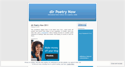 Desktop Screenshot of dlrpoetrynow.wordpress.com