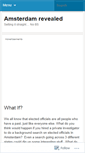 Mobile Screenshot of amsterdamrevealed.wordpress.com