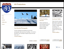 Tablet Screenshot of i93productions.wordpress.com