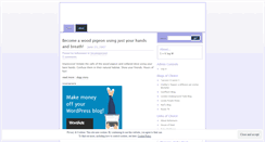 Desktop Screenshot of boltzmann.wordpress.com