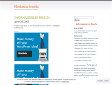 Tablet Screenshot of elezionibrescia.wordpress.com