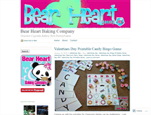 Tablet Screenshot of bearheartbakingco.wordpress.com