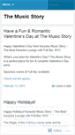 Mobile Screenshot of karaokemusicstory.wordpress.com