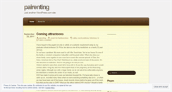 Desktop Screenshot of pairenting.wordpress.com