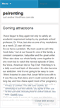 Mobile Screenshot of pairenting.wordpress.com