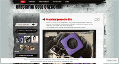 Desktop Screenshot of orecchini.wordpress.com