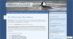 Desktop Screenshot of birdscalgary.wordpress.com