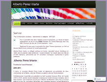 Tablet Screenshot of albertopereziriarte.wordpress.com