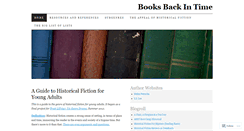 Desktop Screenshot of booksbackintime.wordpress.com