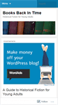 Mobile Screenshot of booksbackintime.wordpress.com
