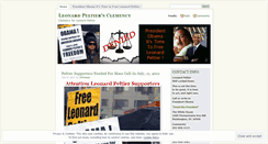 Desktop Screenshot of freeleonardpeltier.wordpress.com