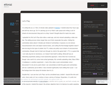 Tablet Screenshot of eltoraz.wordpress.com