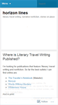 Mobile Screenshot of horizonlines.wordpress.com