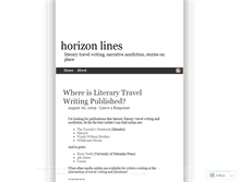 Tablet Screenshot of horizonlines.wordpress.com