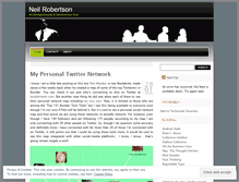 Tablet Screenshot of neilrobertson.wordpress.com