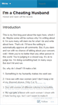 Mobile Screenshot of husbandcheater.wordpress.com