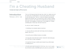 Tablet Screenshot of husbandcheater.wordpress.com