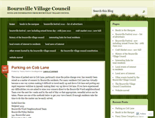 Tablet Screenshot of bournvillecouncil.wordpress.com