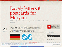 Tablet Screenshot of lovelymaryam.wordpress.com