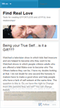 Mobile Screenshot of findreallove.wordpress.com