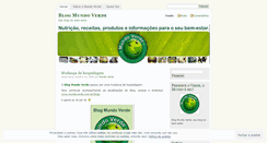 Desktop Screenshot of mundoverdeblog.wordpress.com