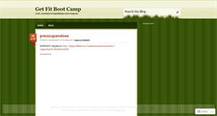Desktop Screenshot of getfitbootcamp.wordpress.com