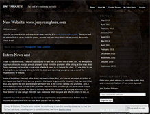 Tablet Screenshot of jenyvarughese.wordpress.com