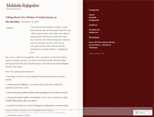 Tablet Screenshot of presidentmahinda.wordpress.com