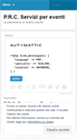 Mobile Screenshot of prceventi.wordpress.com