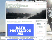 Tablet Screenshot of midlandjobsforum.wordpress.com