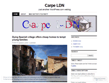 Tablet Screenshot of carpeldn.wordpress.com
