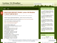 Tablet Screenshot of lortonweather.wordpress.com