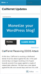 Mobile Screenshot of callferret.wordpress.com
