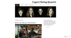 Desktop Screenshot of cygnetstrings.wordpress.com