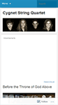 Mobile Screenshot of cygnetstrings.wordpress.com