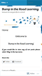Mobile Screenshot of bumpintheroadlearning.wordpress.com