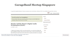 Desktop Screenshot of garagebandmeetupsingapore.wordpress.com