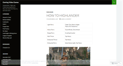 Desktop Screenshot of gamingvideogames.wordpress.com