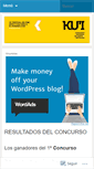 Mobile Screenshot of concursokui.wordpress.com