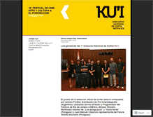 Tablet Screenshot of concursokui.wordpress.com