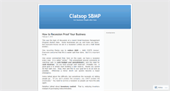 Desktop Screenshot of clatsopsbmp.wordpress.com