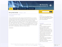 Tablet Screenshot of masterdonnelly.wordpress.com